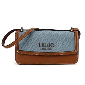 Liu Jo S Crossbody East West - Dames - Schoudertassen - Blauw - ONE Size - Katoen - Tassen