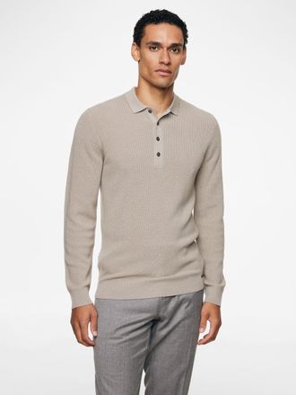 Gentiluomo Beige polo 4 button