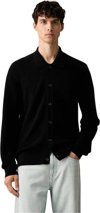 HUGO BOSS Cardigans - Heren - Vesten - Zwart - M - Truien & Vesten