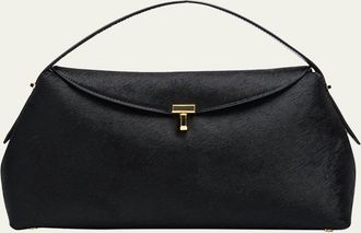 Toteme T Lock Horsehair Top-Handle Bag