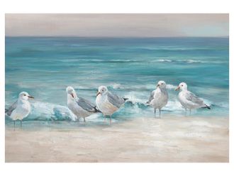 Schubiger M&ouml;bel Bild M&ouml;wen am Strand