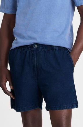Madewell Indigo Dyed Everywear Shorts in Dark Indigo at Nordstrom Rack, Size Xx-Large