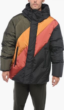 Dsquared2 High-Collar Down Jacket with Hidden Buttoning Dsquared2