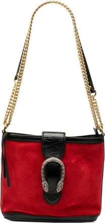 Gucci Pre-owned Shoulder Bags, female, Red, Size: ONE SIZE Pre-owned Chain Shoulder Bag