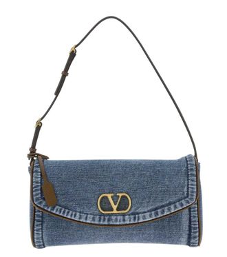 Valentino Garavani Denim Devain Small Shoulder Bag