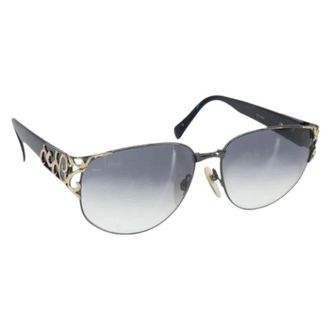 Saint Laurent Pre-owned Accessories, female, Black, Size: ONE SIZE Pre-owned Plastic Sunglasses