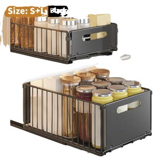 OEM Mensola Da Cucina A Due Livelli, Meccanismo Scorrevole Di Facile Accesso, Set A