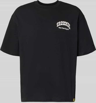 Only & Sons Regular Fit T-Shirt aus reiner Baumwolle Modell PEANUTS in Black, Gr&ouml;&szlig;e XXL