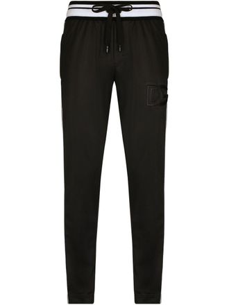 Dolce & Gabbana logo-tape track trousers - Black