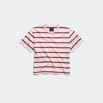 Canada Goose Roam Striped T-Shirt (Women, Pink Lorne Stripe, S)