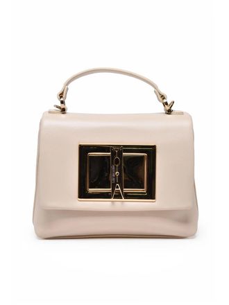 Love Moschino White Combination Lock Polyurethane Shoulder Bag