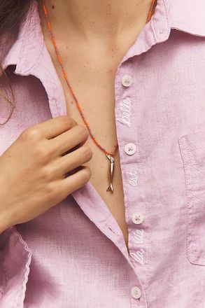 Maeve Shrunken Bennet 100% European Linen Buttondown Shirt