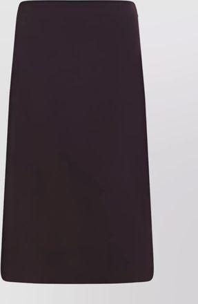 Fendi wool midi skirt four slits