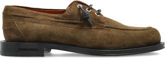 Dsquared2 Neoclassic suède derby veterschoenen - Bruin