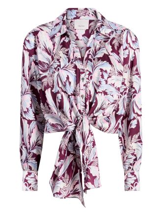 Cinq &agrave; Sept tulip marianna top - Purple