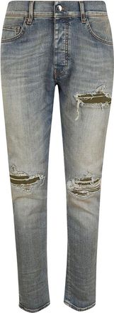 Amiri Skinny Jean Ultrasuede - Heren - Skinny Jeans - Blauw - W33 - Jeans