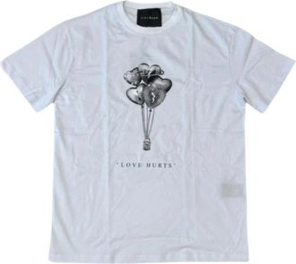 John Richmond Dames T-shirt - Dames - T-shirts - Wit - M - Katoen - Tops
