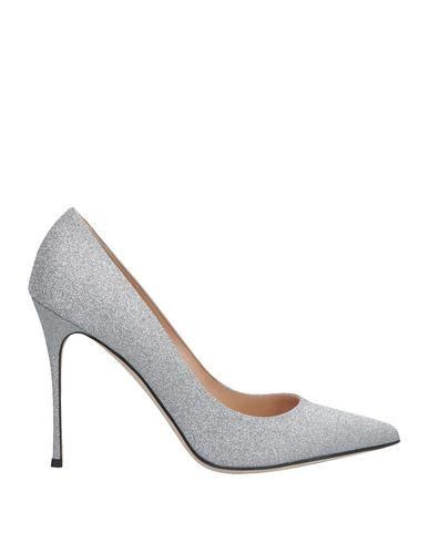 Escarpements Femme Sergio Rossi Talon Ouvert Argenté - Taille 38 (US 8) Occasion