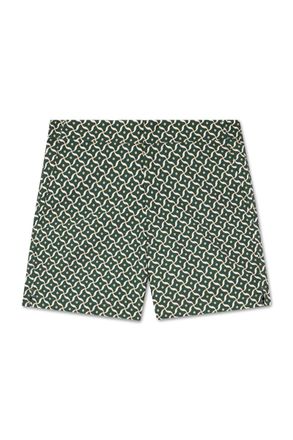 Frescobol Carioca Porto Straight-Leg Mid-Length Printed Recycled Swim Shorts