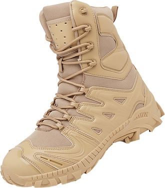 Generic Winter Boots Mens Slip-On Boots Mens High Top Outdoor Hiking Shoes Winter Shoes Lightweight Boots Ankle Boots Non-Slip Trekking Shoes Boots Men Hiking