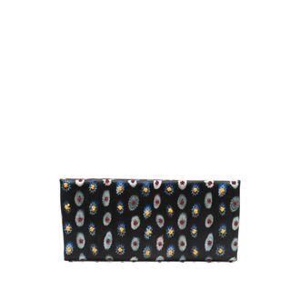 Staud Muse Bead-embellished Ikat-print Clutch Bag