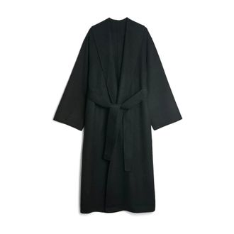 By Malene Birger Zwarte wollen jas - Dames - Mantels - Zwart - Maat: S Wol