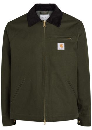 Carhartt Work in Progress Detroit Canvas Jacket - Olive - XL