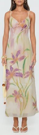 Princess Polly Isakaia Floral Beaded Maxi Dress in Floral /Multi at Nordstrom, Size 10