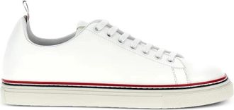 Thom Browne Witte Ray Sports Zonnebril - Heren - Sneakers - Wit - 41 1/2 EU - Schoenen