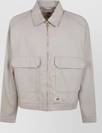 Dickies hemp twill jacket collared neck pockets