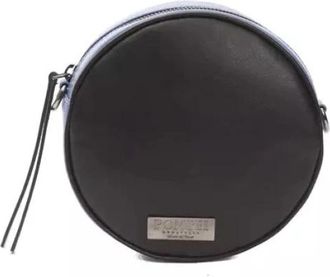 Pompei Donatella Kleine Ovale Crossbody Tas - Dames - Schoudertassen - Zwart - ONE Size - Tassen