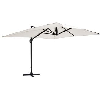 Oviala Sombrilla rectangular colgante (4 x 3 m) crudo