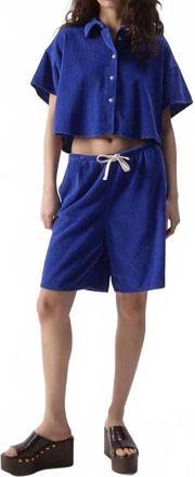 American Vintage Padow Bermuda Style Short In Vintage Olympic