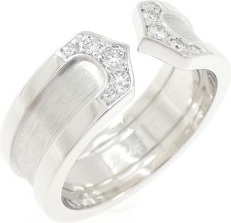 Cartier C2 White Gold (18K) Band Ring (Pre-Owned)