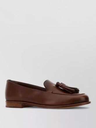Churchs leather renee loafers round toe tassel