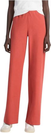 Vince Cotton-Blend High-Waist Pants In Terra