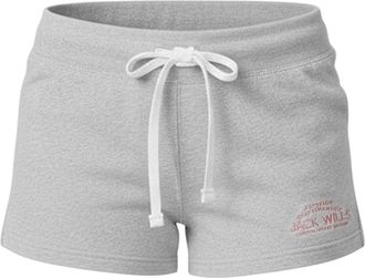 Jack Wills Dames-sweatshorts met logo (Grijs Marl Marl)
