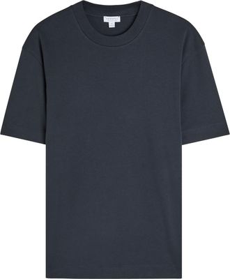 Sunspel Cotton T-shirt - Navy - Xxl