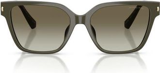 Michael Kors Piedmont 56mm Square Sunglasses in Olive /Green at Nordstrom