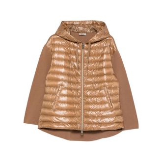 Herno Hooded Quilted Jacket - female - Herno - Down Jackets - Brown - 3XL - Jackets