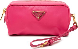 Prada Pre-owned Prada Tessuto Wristlet Pouch Ladies ULZUJOYLGAXSCYIN