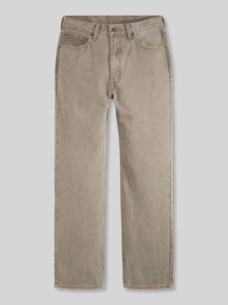 Levi's Wide Leg Jeans aus reiner Baumwolle im 5-Pocket-Design in Mittelgrau Melange, Gr&ouml;&szlig;e 28/32