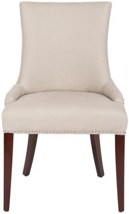 Safavieh Set de 2 sillas de comedor en madera de abedul beige