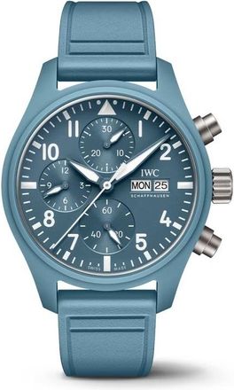 IWC Pilots Chronograph Automatic Blue Dial Mens Watch IW389409