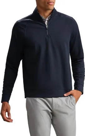 Rhone Dreamstate Quarter Zip Pullover in True Navy at Nordstrom, Size Xx-Large