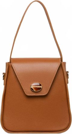 Florez jeans Womens Alexander Shoulder Bag In Caramel