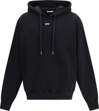 Off-white Black Regular Logo Hoodie