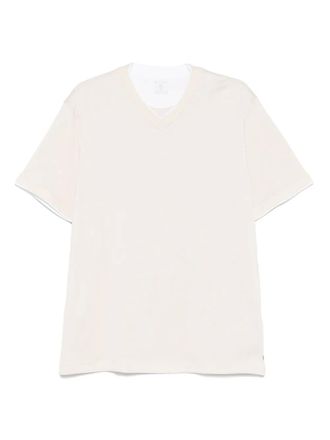 Eleventy cotton T-shirt - men - Cotton - L - Neutrals