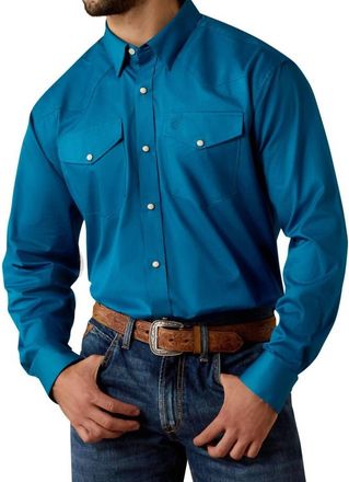 Ariat Mens Casual Series Shirt In Blue