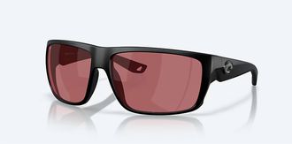 Costa Unisex Fly Line Polarized Sunglasses In Matte Black Rose